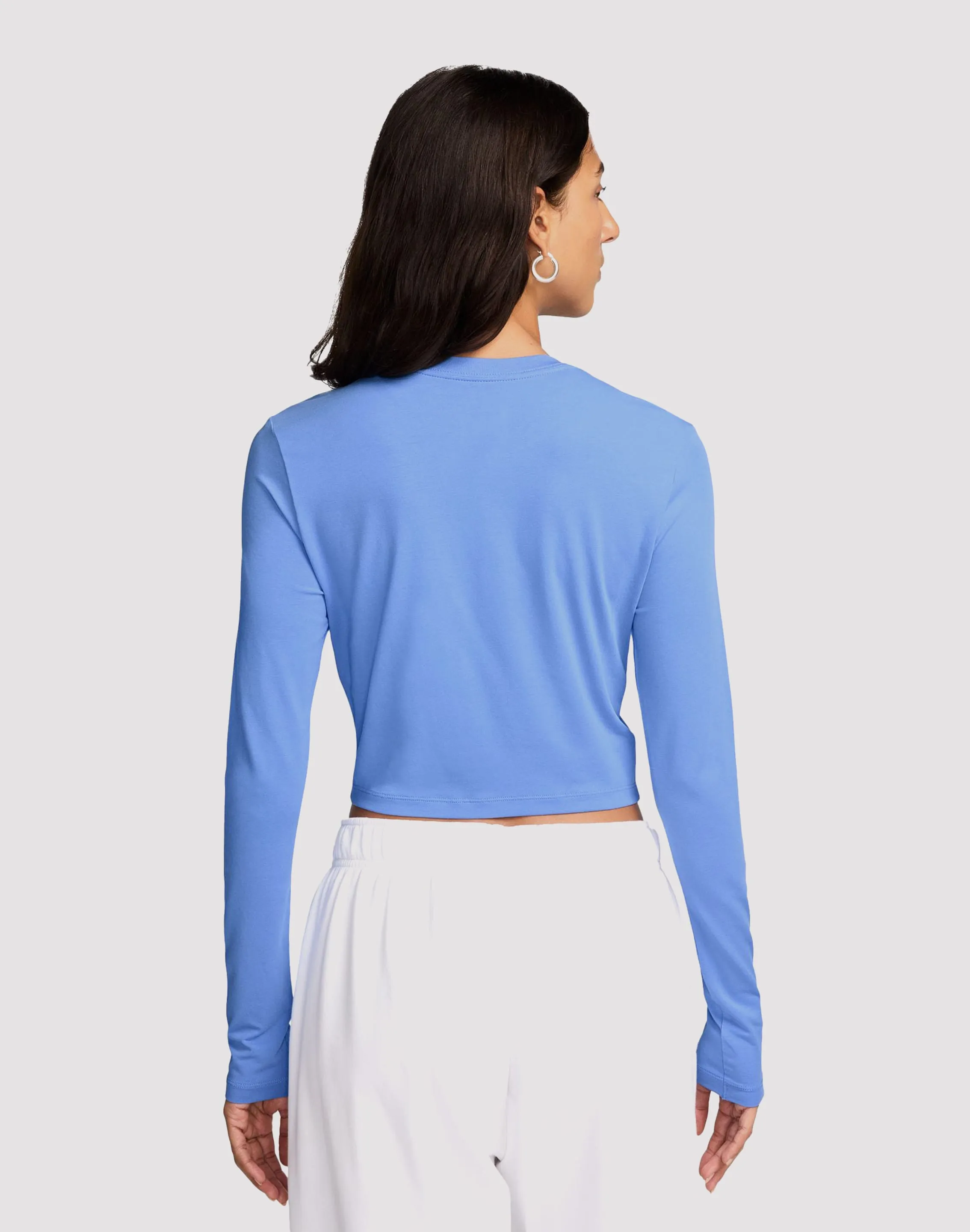 Nike Sportswear Slim Long-Sleeve Crop Shirt