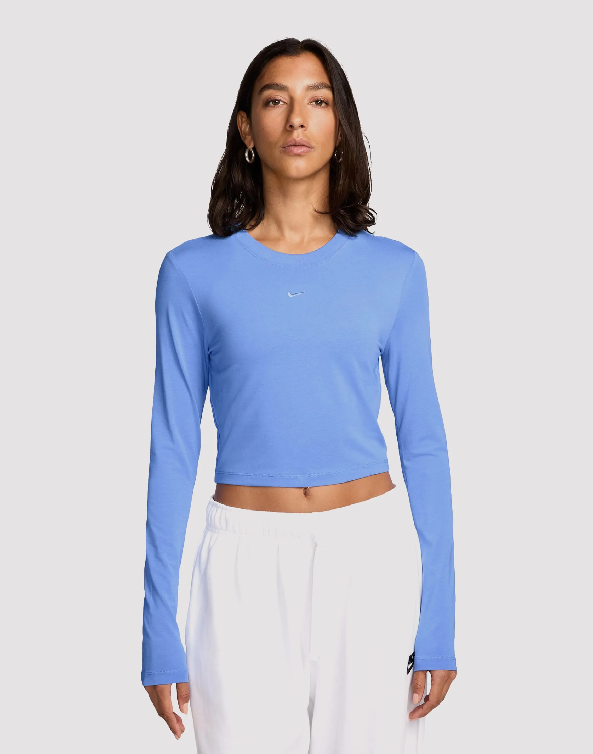 Nike Sportswear Slim Long-Sleeve Crop Shirt