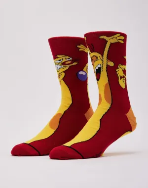 Odd Sox CatDog Crew Socks