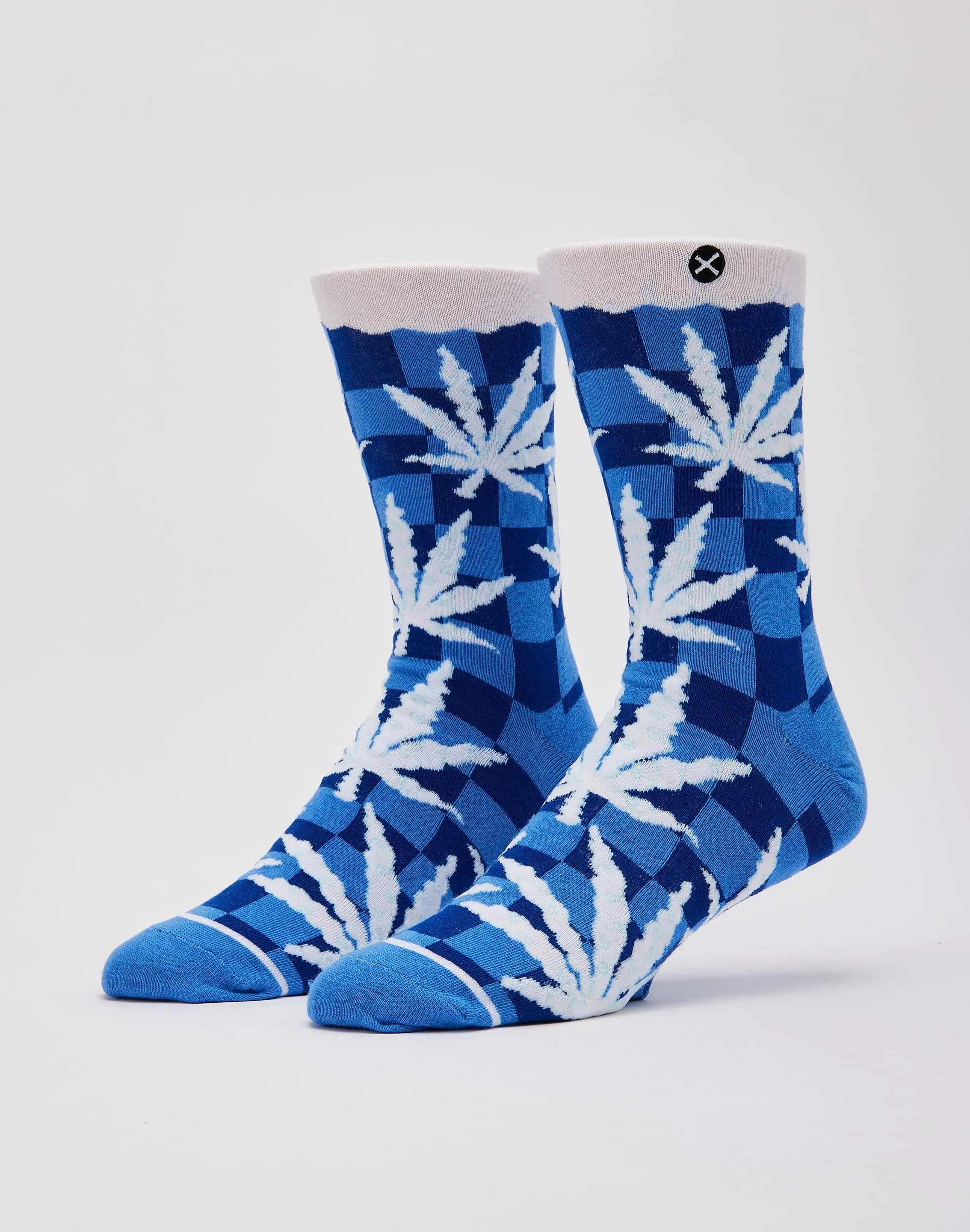 Odd Sox Cloud Leaves Crew Socks