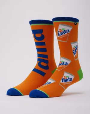 Odd Sox Fanta Orange Split Crew Socks