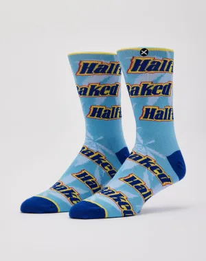 Odd Sox Half Baked Leaves Crew Socks