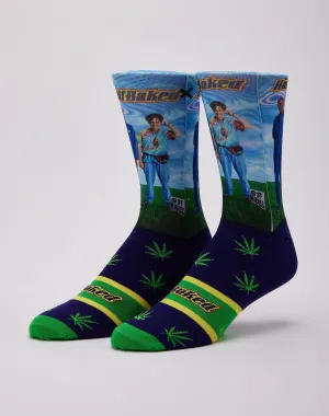 Odd Sox Half Baked Thurgood Crew Socks