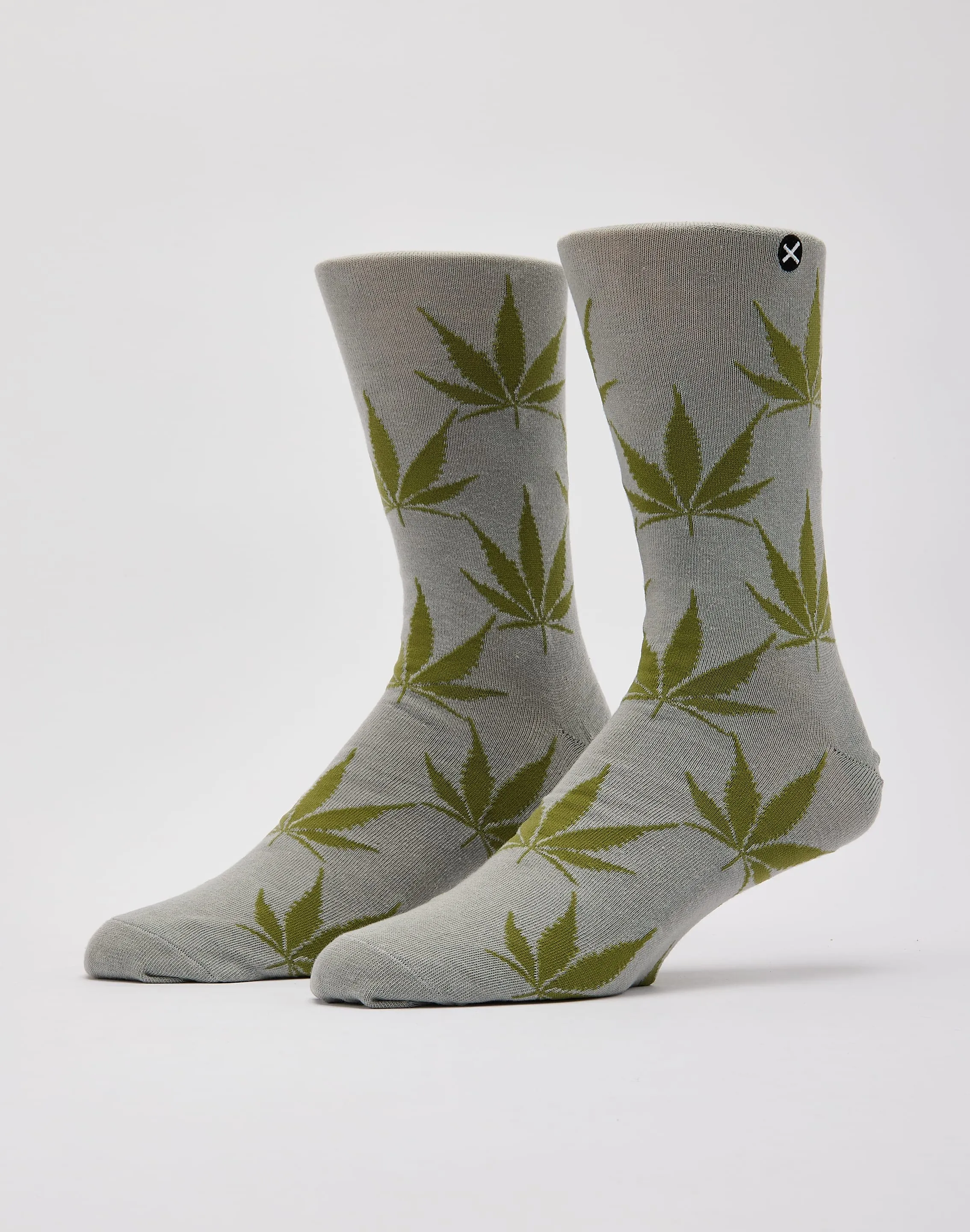 Odd Sox Moss Leaf Crew Socks