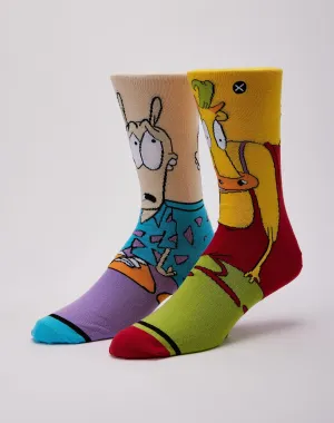 Odd Sox Rocko & Heffer Crew Socks
