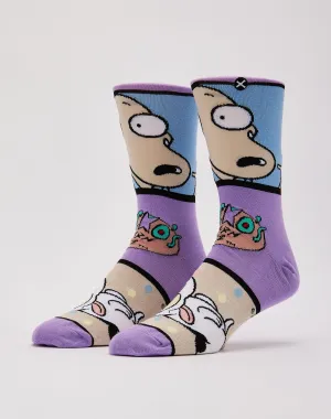 Odd Sox Rocko's Mash Up Crew Socks