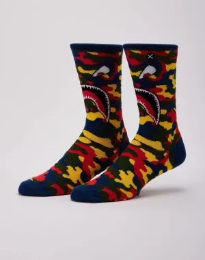 Odd Sox Warplane Rugby Camo Crew Socks