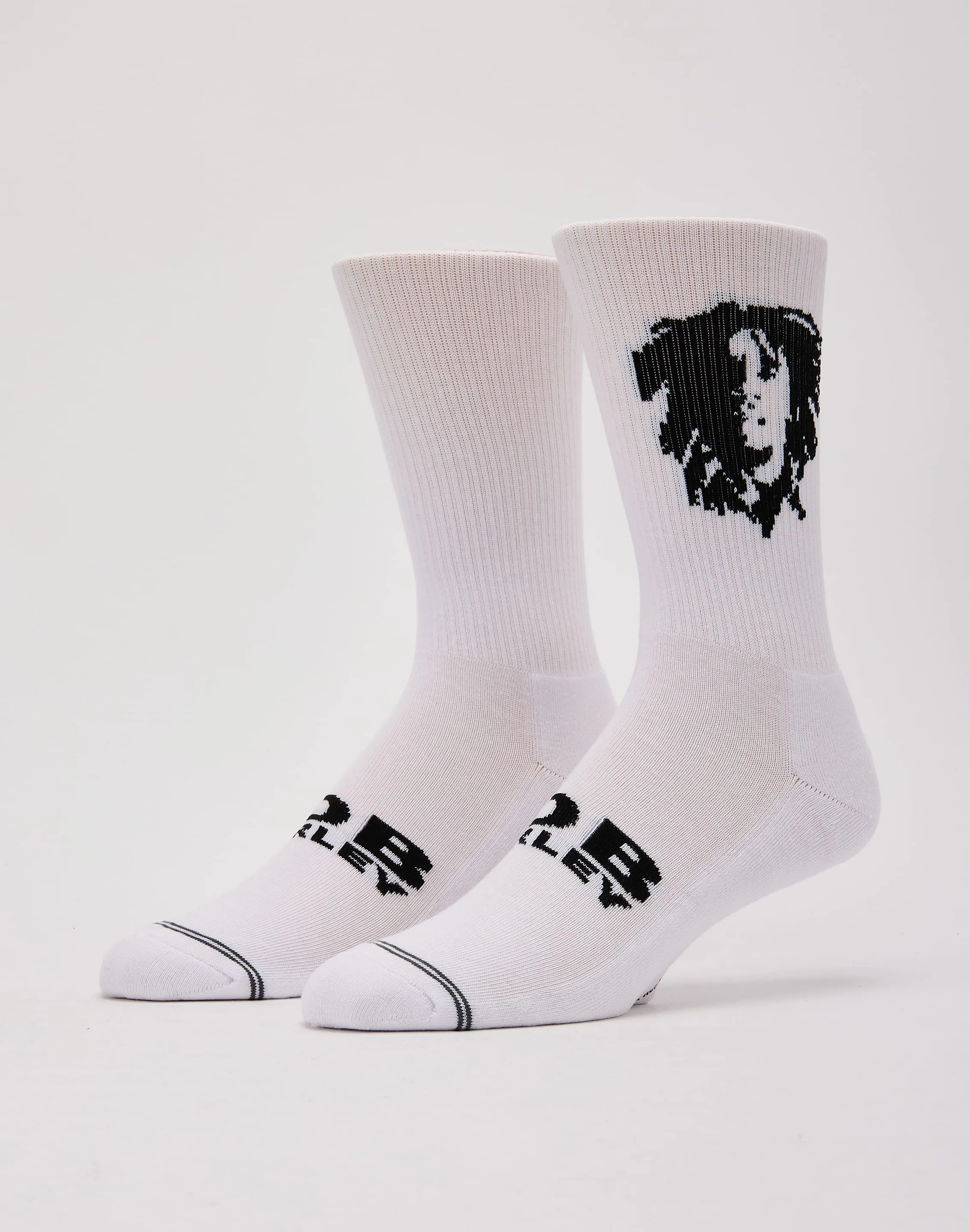 Perri's Socks Bob Marley Silhouette Crew Socks
