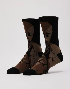Perri's Socks Tupac Praying Crew Socks
