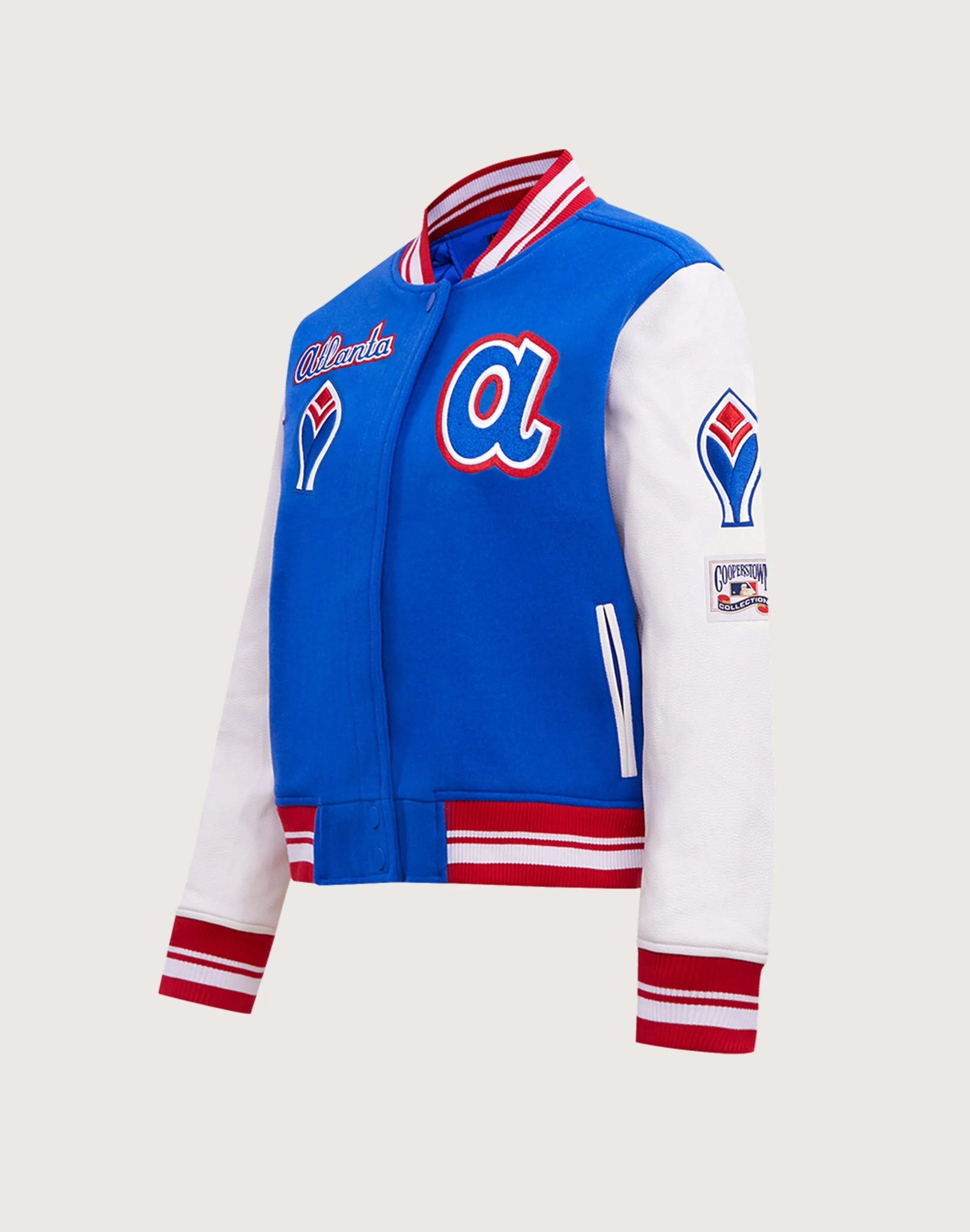 Pro Standard Atlanta Braves Retro Classic Wool Varsity Jacket
