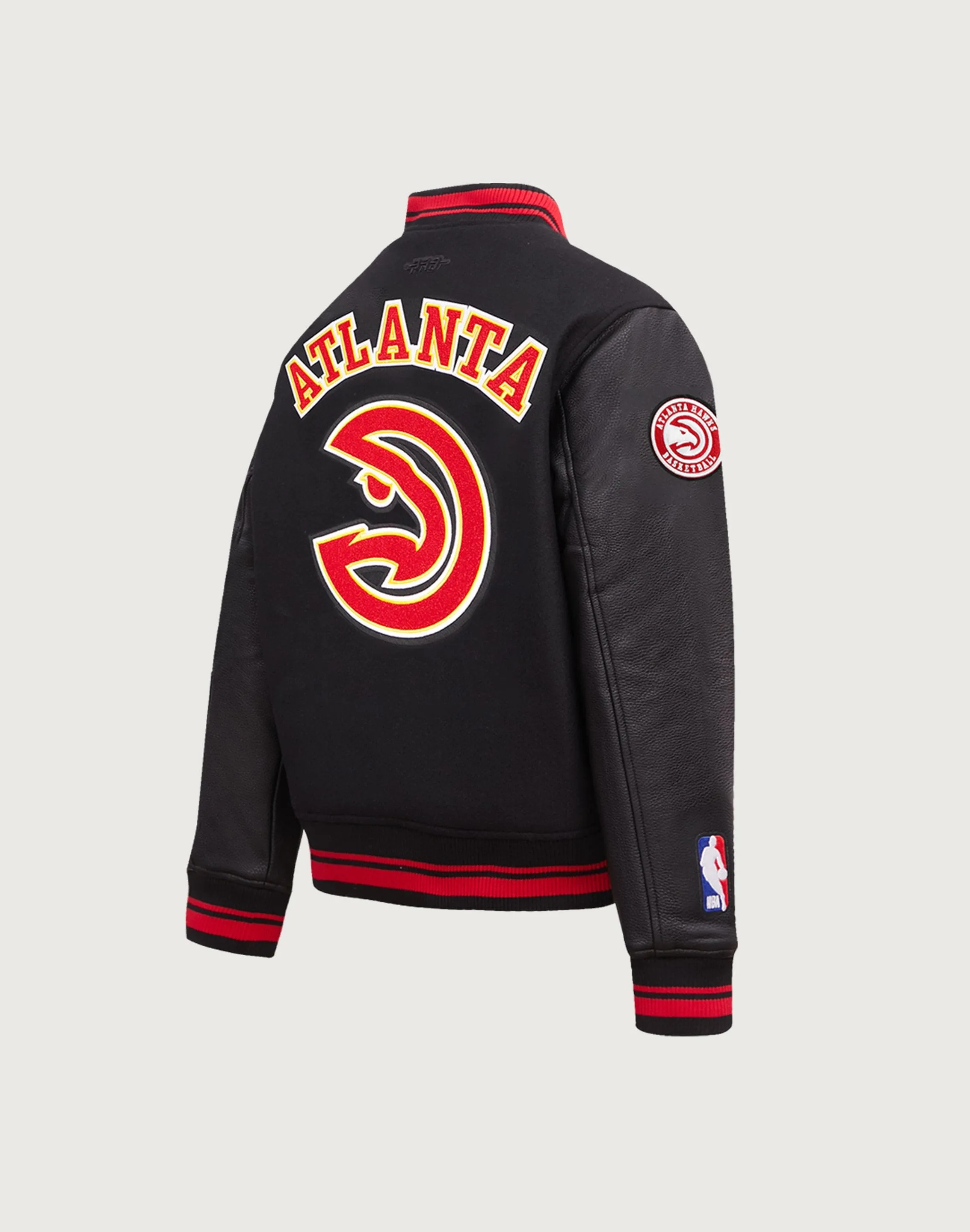 Pro Standard Atlanta Hawks Retro Classic Rib Wool Varsity Jacket
