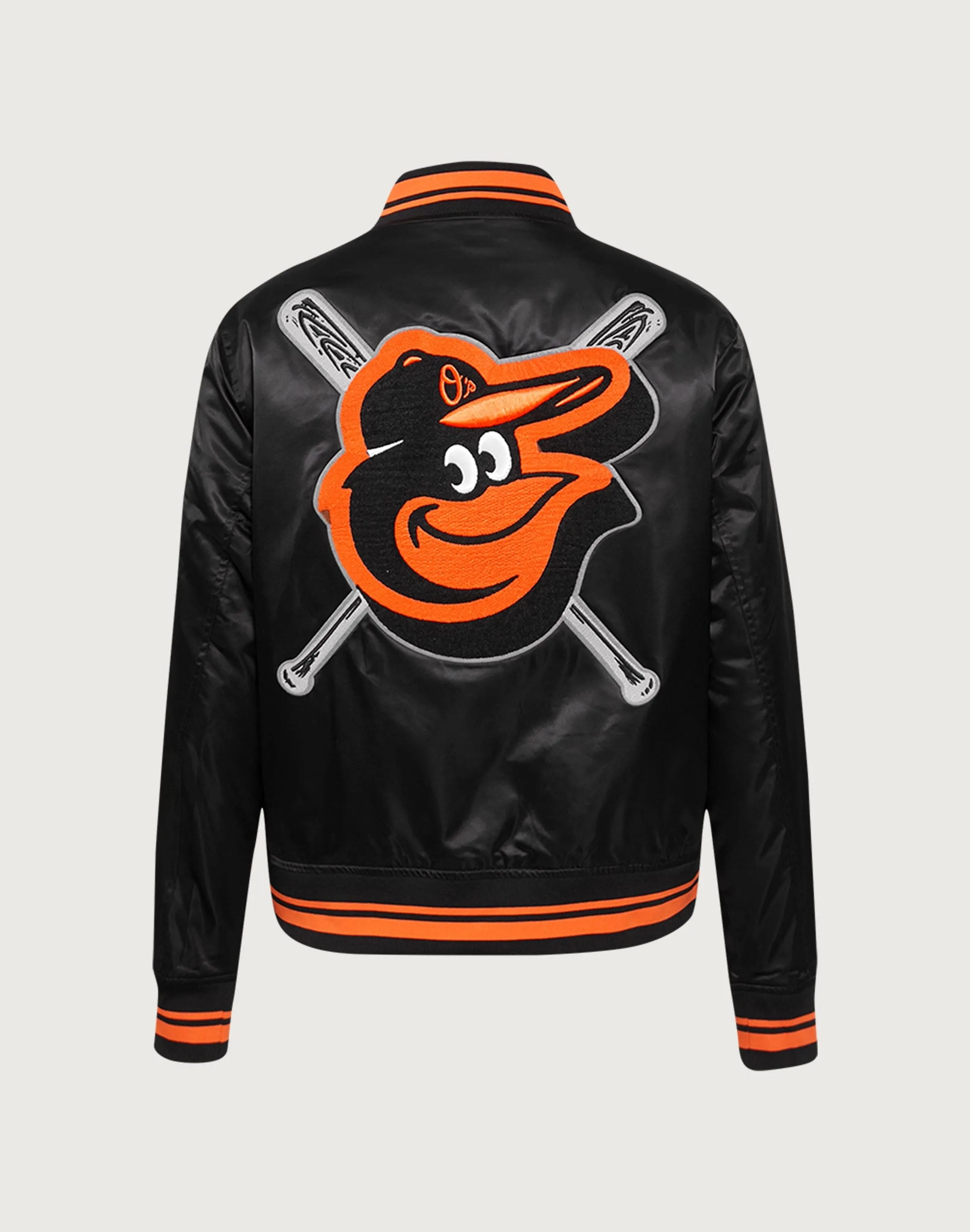Pro Standard Baltimore Orioles Mashup Rib Satin Jacket