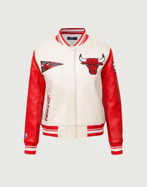 Pro Standard Chicago Bulls Retro Classic Rib Wool Varsity Jacket