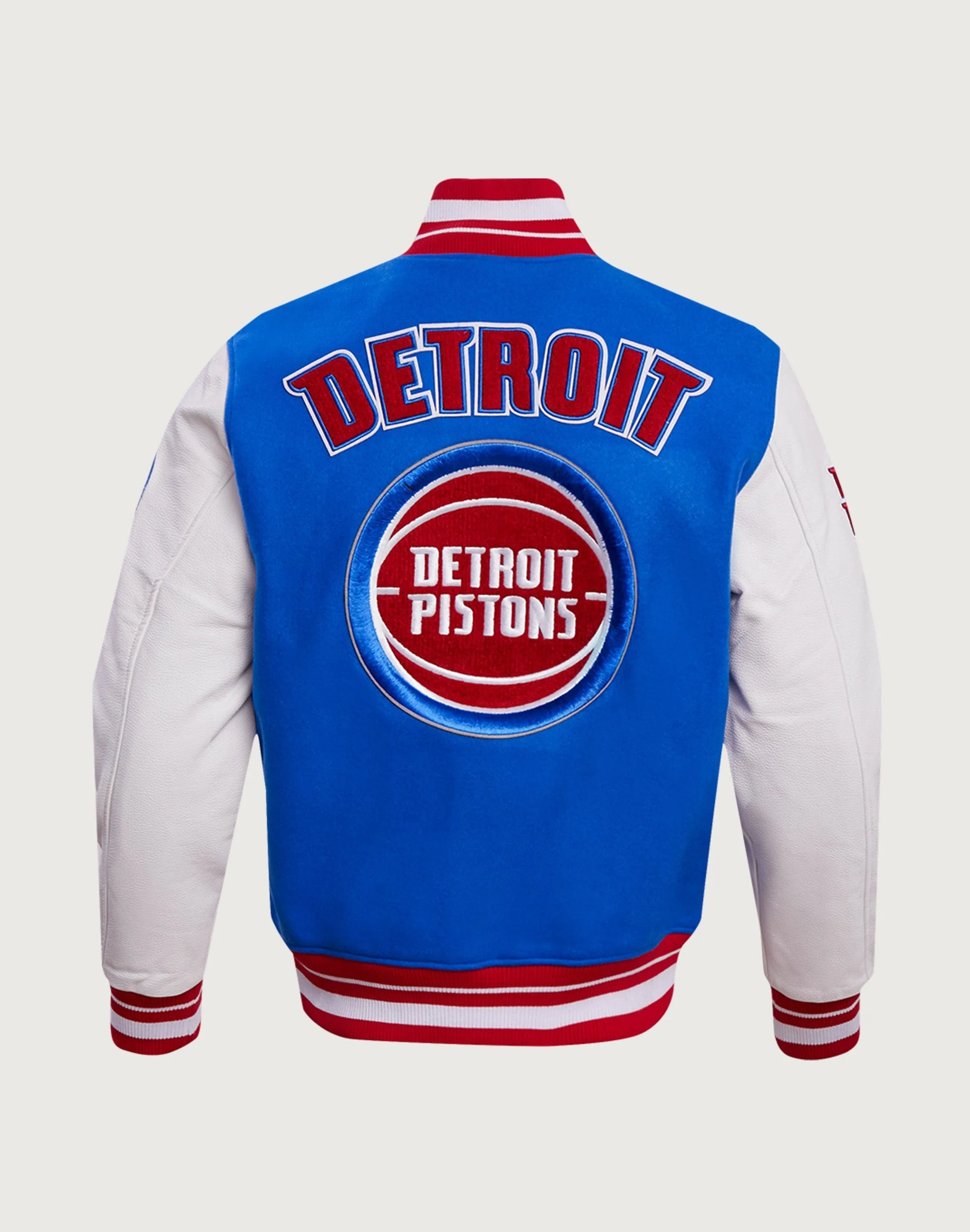 Pro Standard Detroit Pistons Retro Classic Rib Wool Varsity Jacket