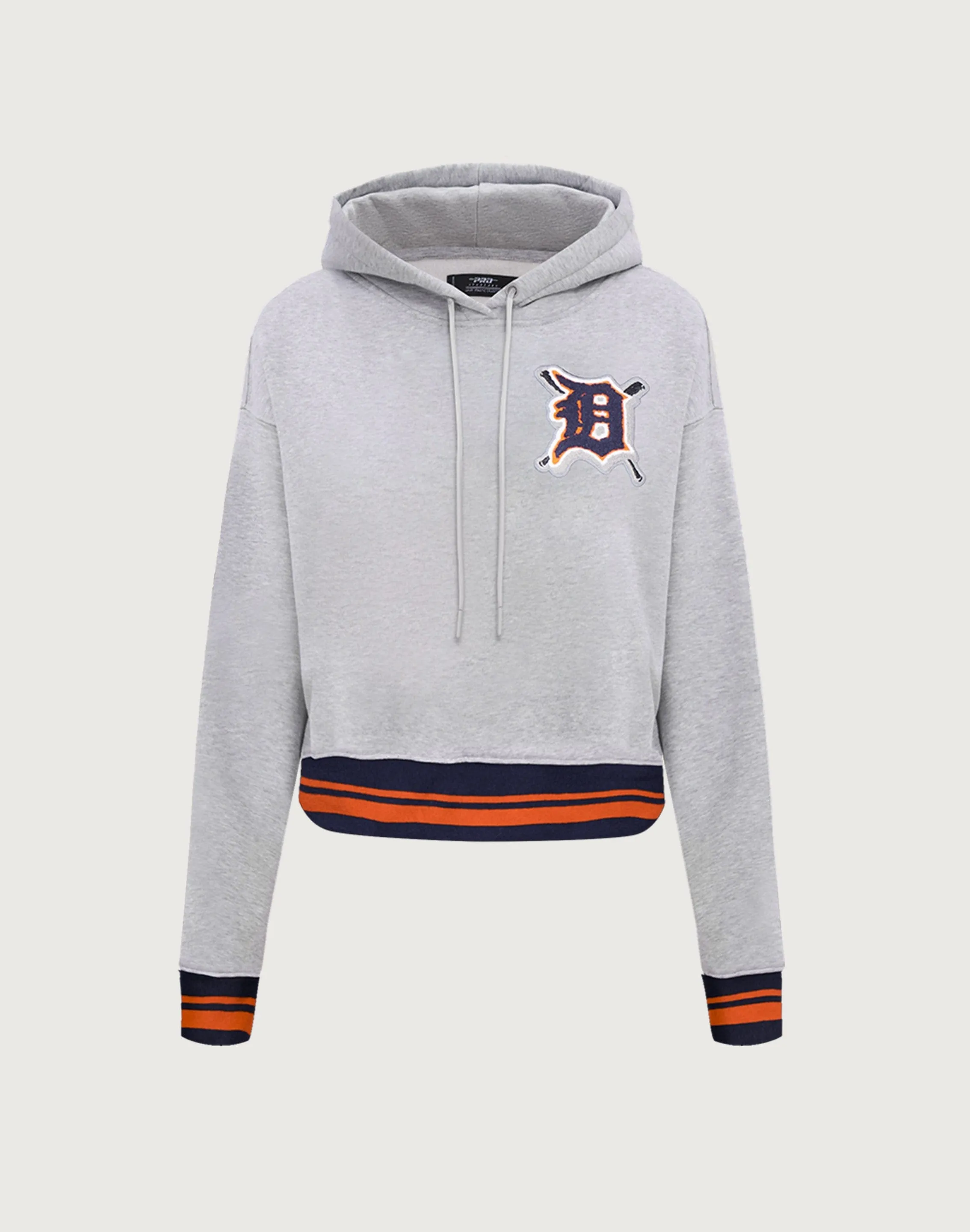 Pro Standard Detroit Tigers Mashup Rib Cropped Hoodie