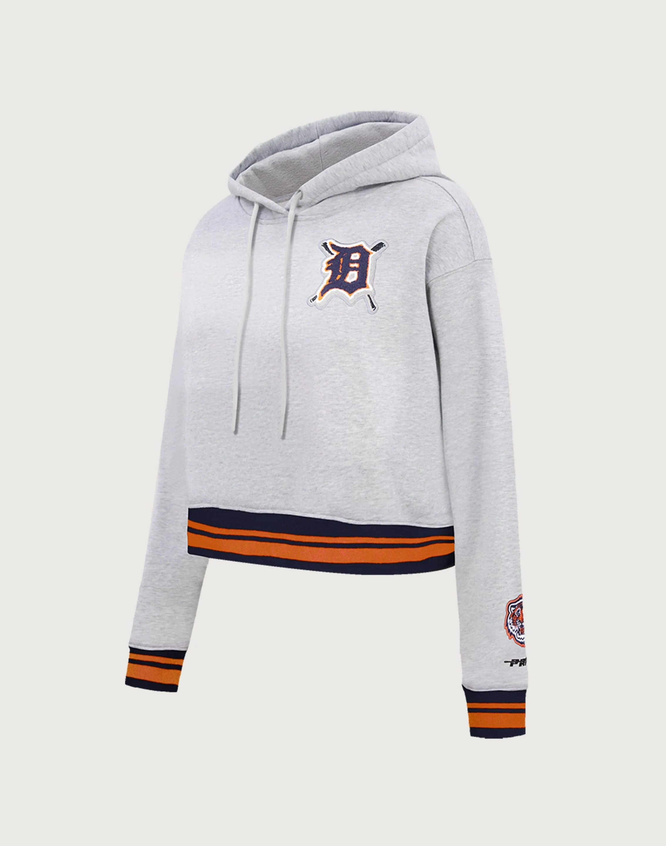 Pro Standard Detroit Tigers Mashup Rib Cropped Hoodie