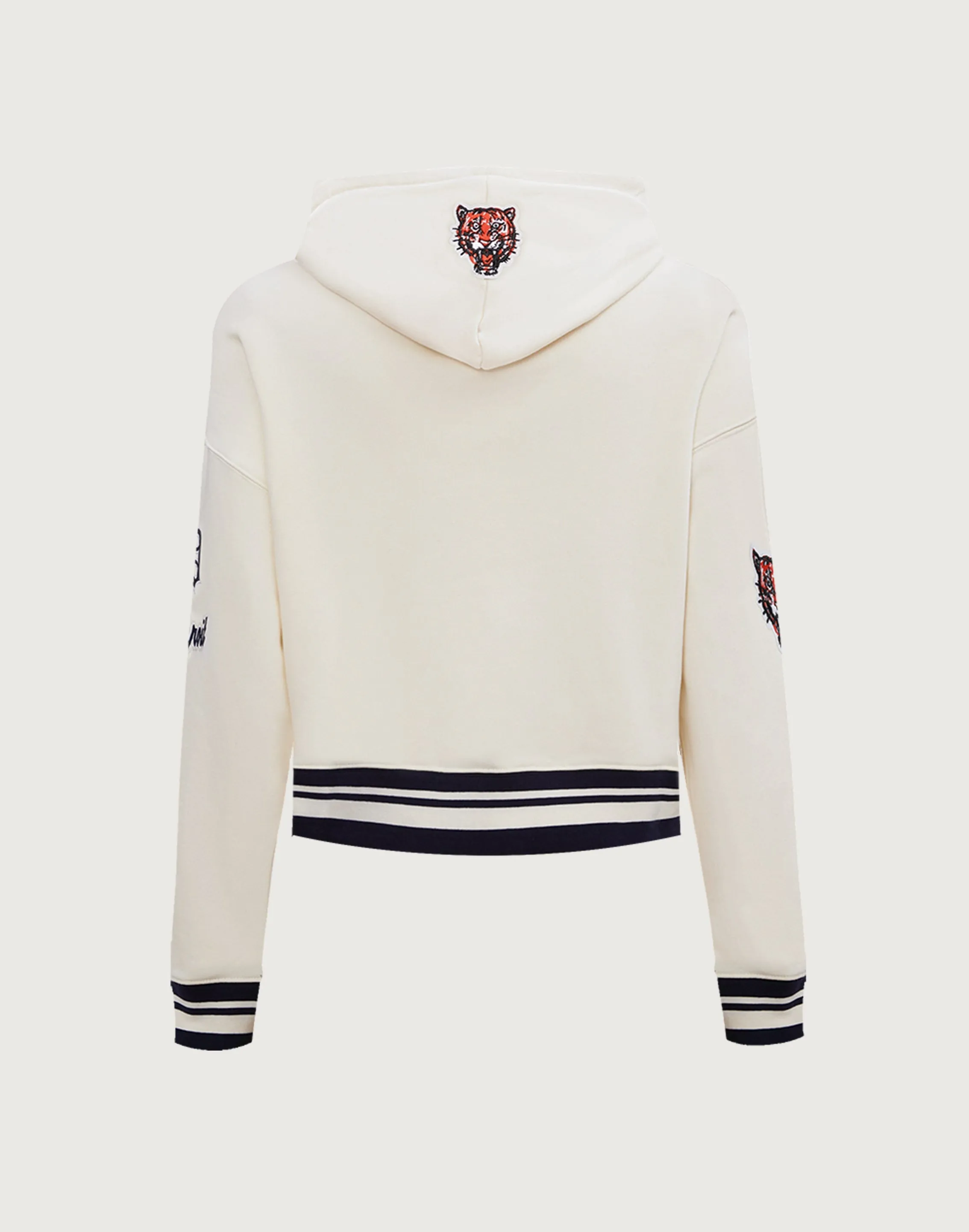 Pro Standard Detroit Tigers Retro Classic Rib Cropped Hoodie