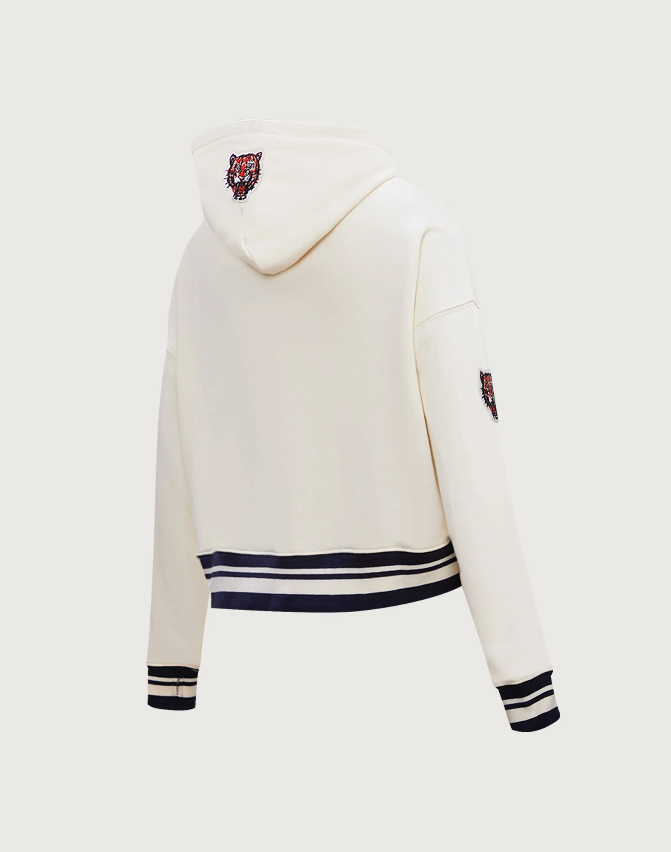 Pro Standard Detroit Tigers Retro Classic Rib Cropped Hoodie