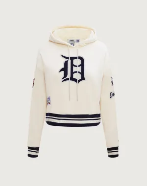 Pro Standard Detroit Tigers Retro Classic Rib Cropped Hoodie