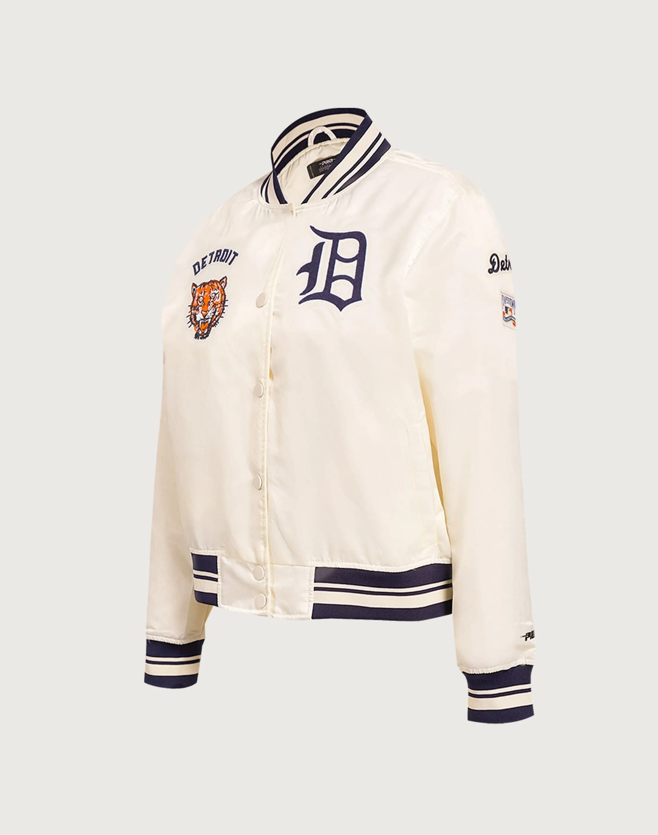 Pro Standard Detroit Tigers Retro Classic Rib Satin Jacket