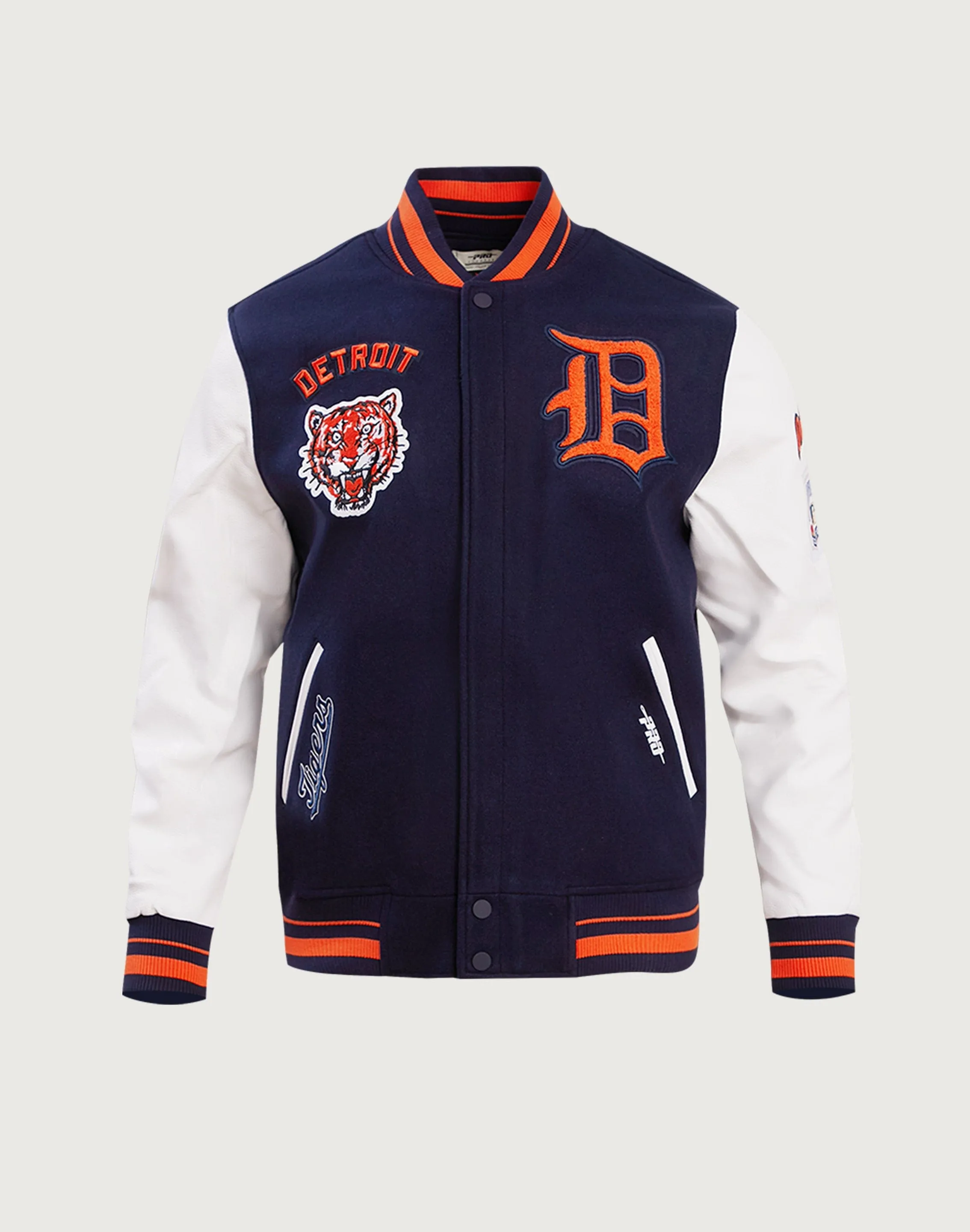 Pro Standard Detroit Tigers Retro Classic Rib Wool Varsity Jacket