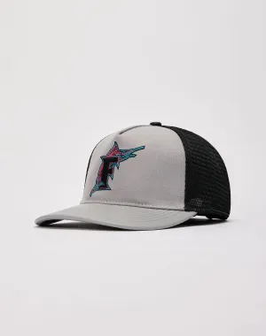 Pro Standard Florida Marlins Trucker Hat