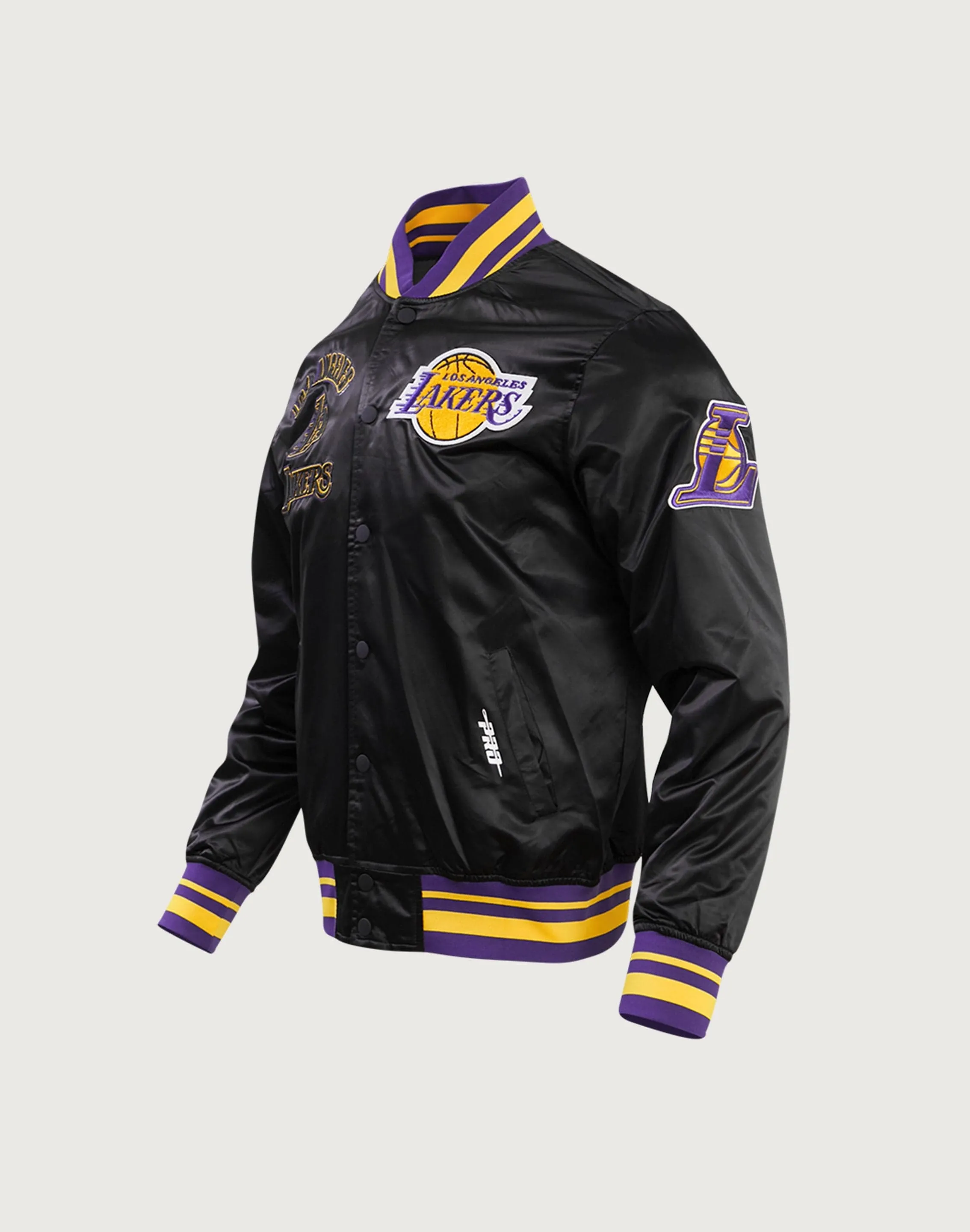 Pro Standard Los Angeles Lakers Retro Classic Rib Satin Jacket