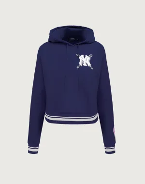 Pro Standard New York Yankees Mashup Rib Cropped Hoodie