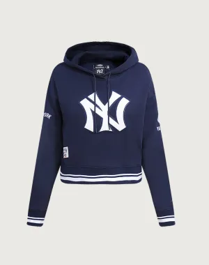 Pro Standard New York Yankees Retro Classic Cropped Hoodie