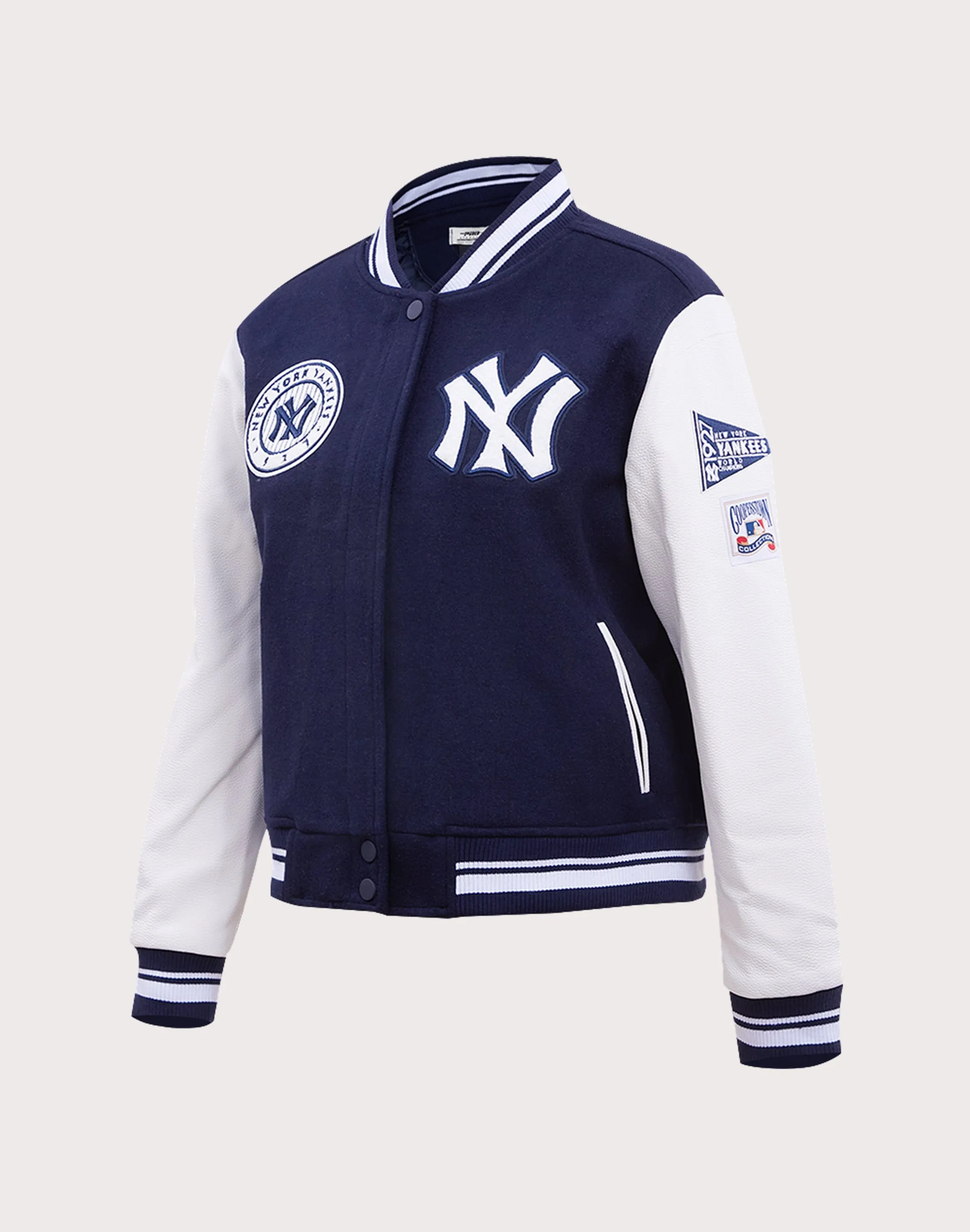 Pro Standard New York Yankees Retro Classic Rib Wool Varsity Jacket