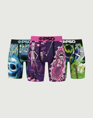 Psd Underwear Rick & Morty Dimension 3 Pack Boxer Briefs