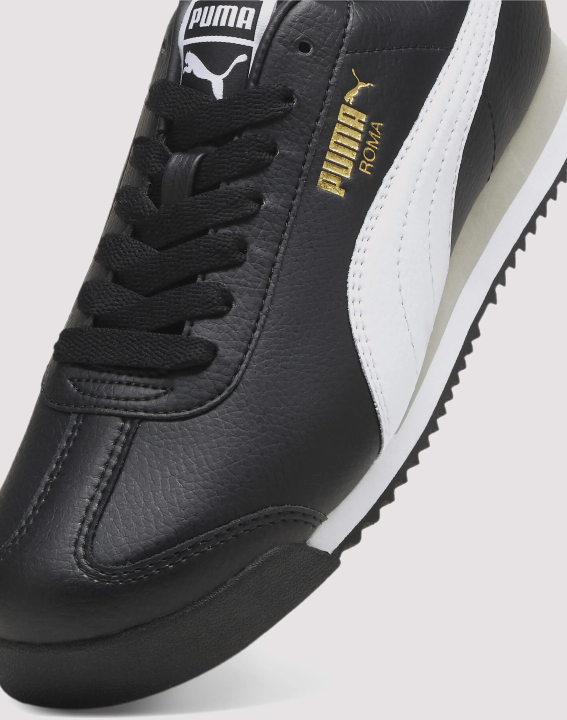 Puma Roma Basic "Black/White/Metallic Gold"