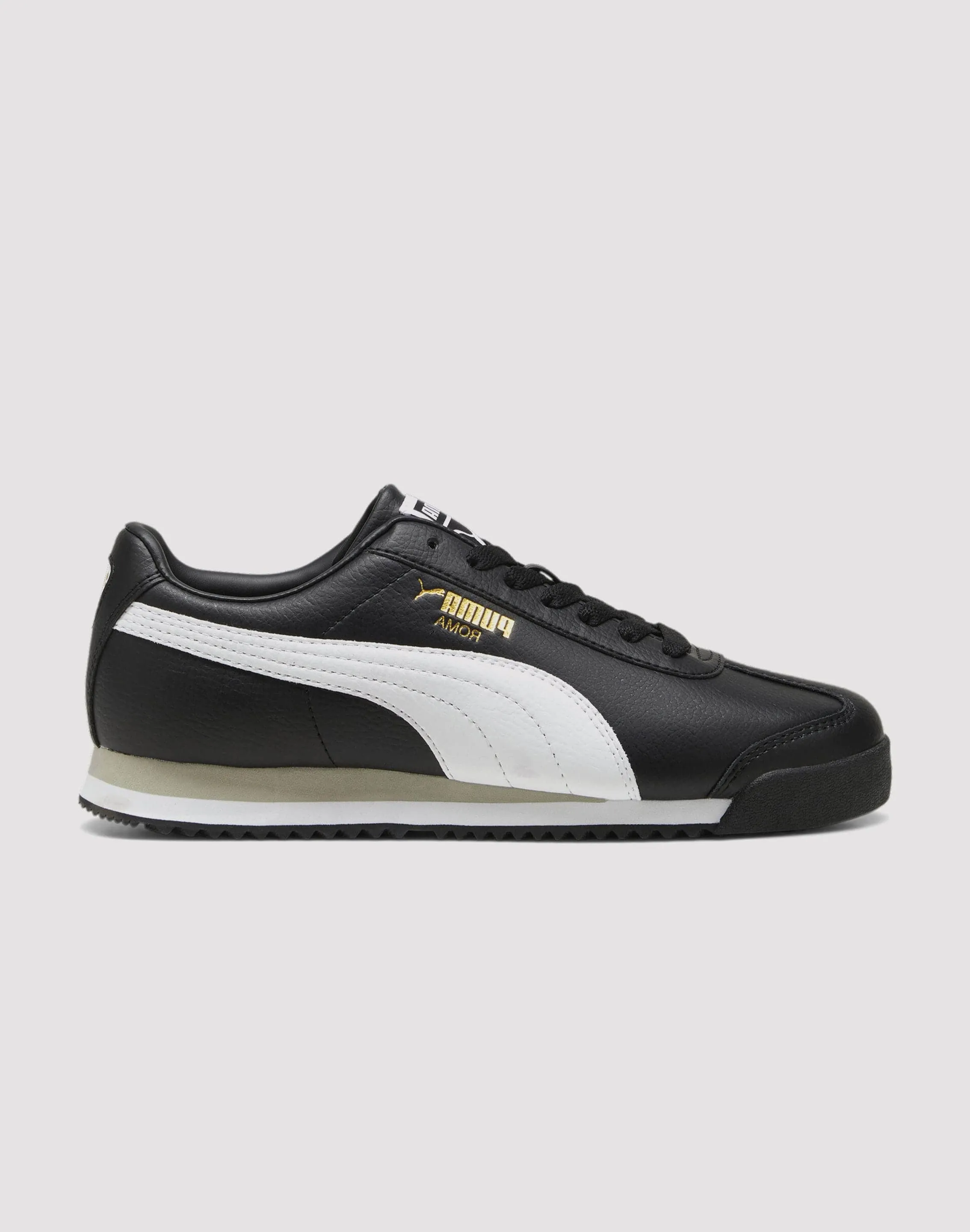 Puma Roma Basic "Black/White/Metallic Gold"