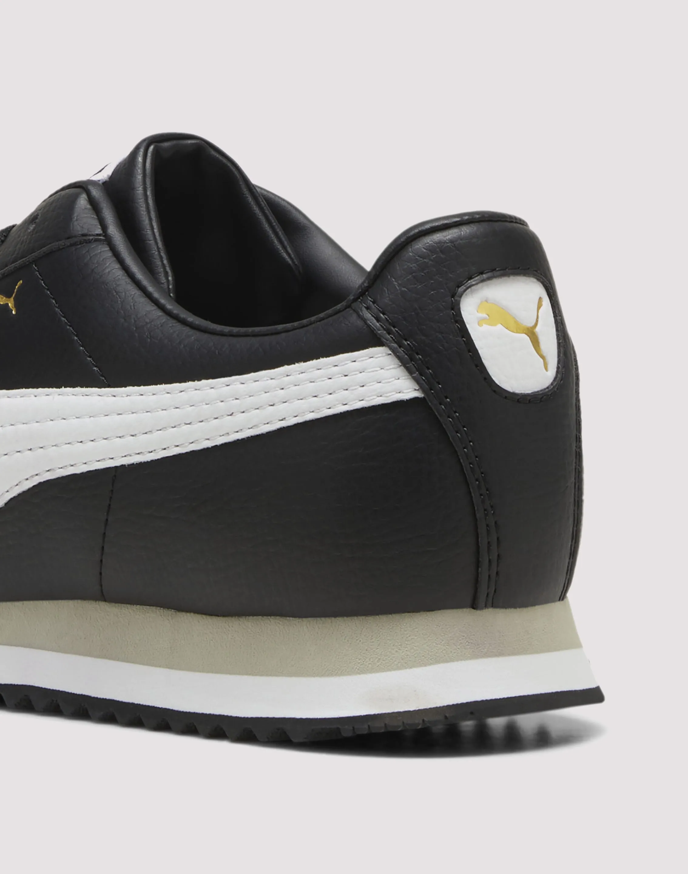 Puma Roma Basic "Black/White/Metallic Gold"