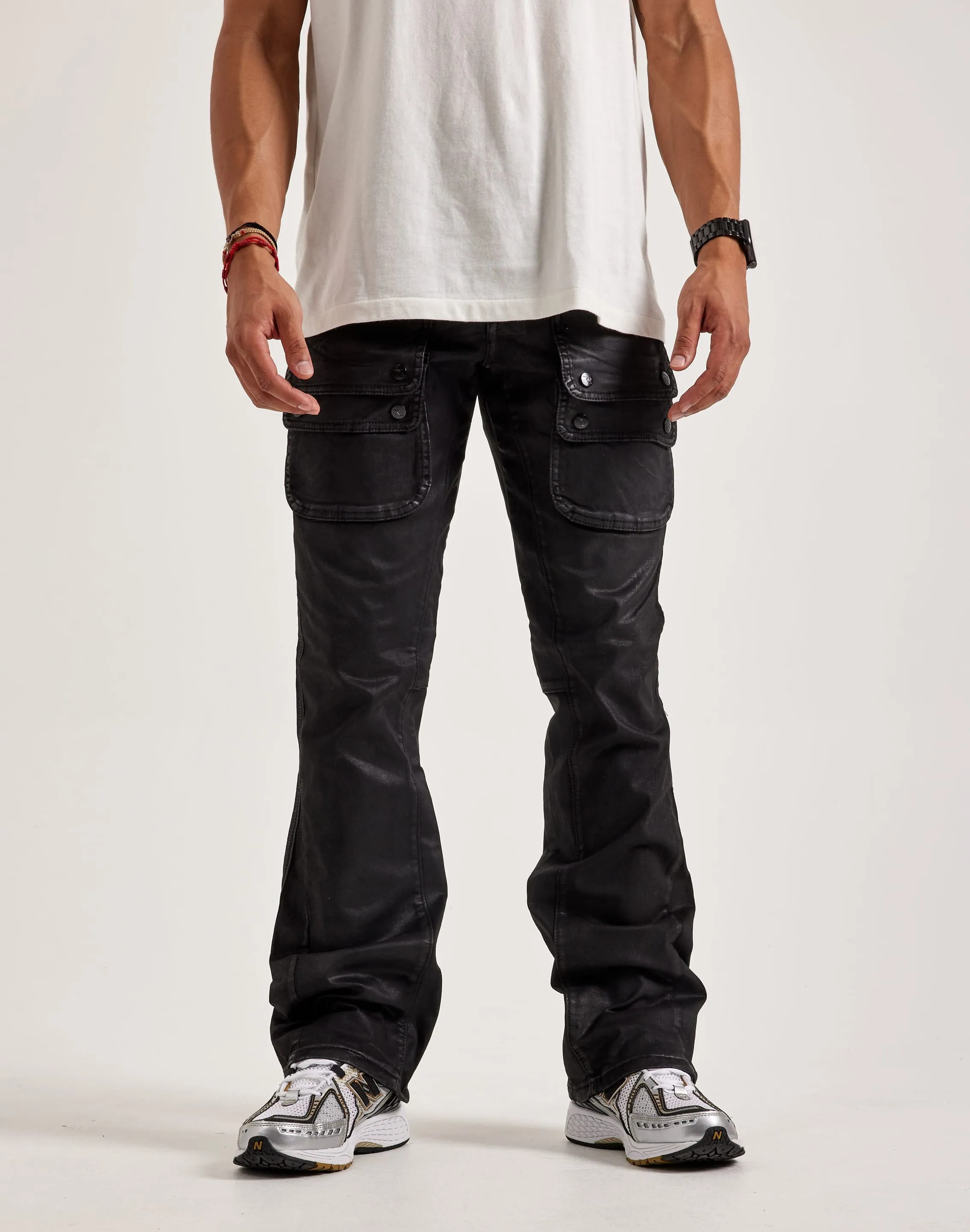 Rare Element Waxed Cargo Jeans