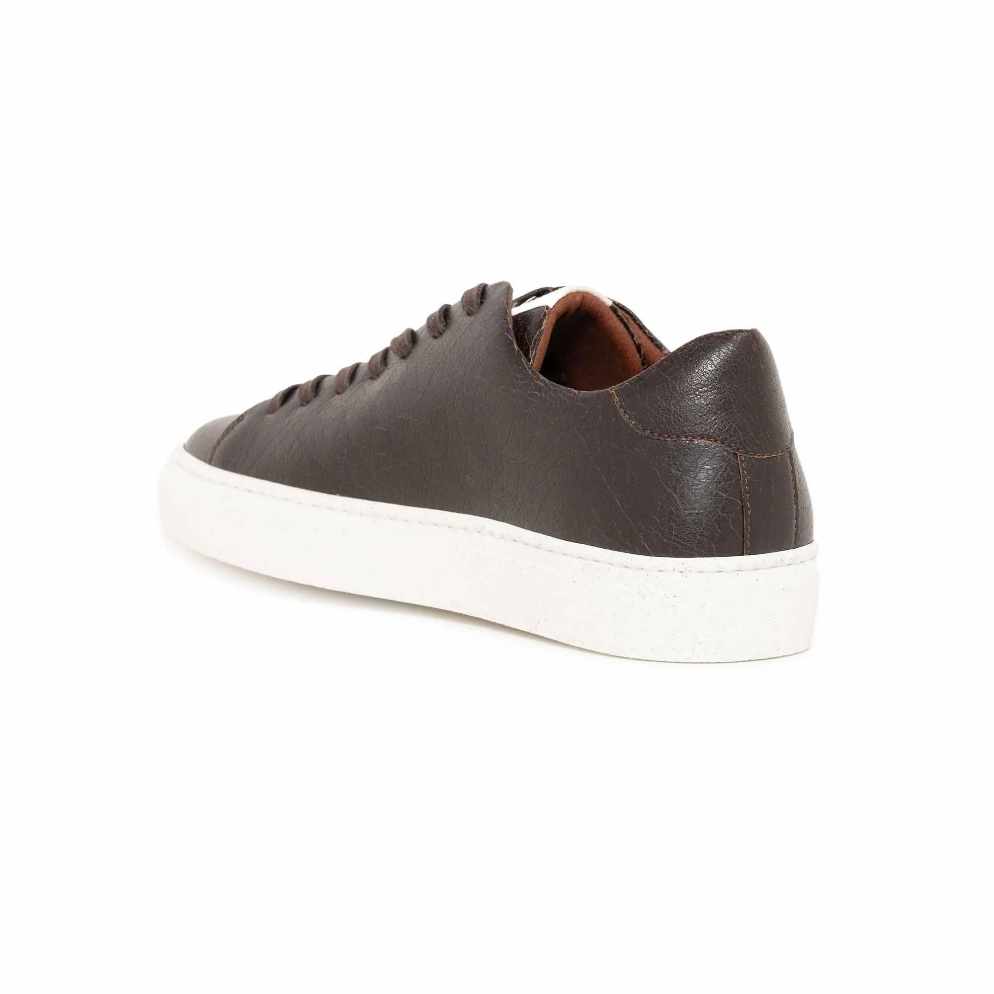 RC Berlin Vegan Corn Leather Crack Sneakers | Brown