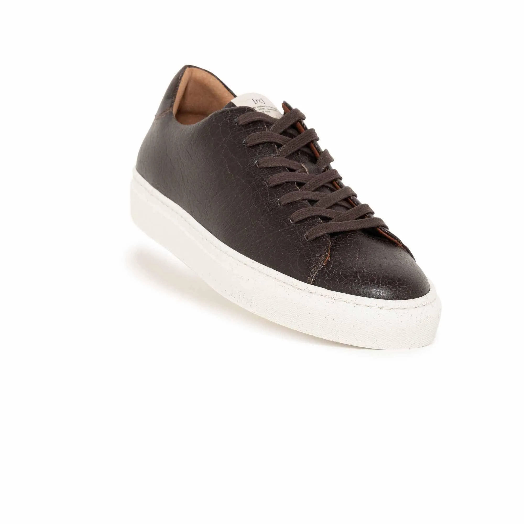 RC Berlin Vegan Corn Leather Crack Sneakers | Brown