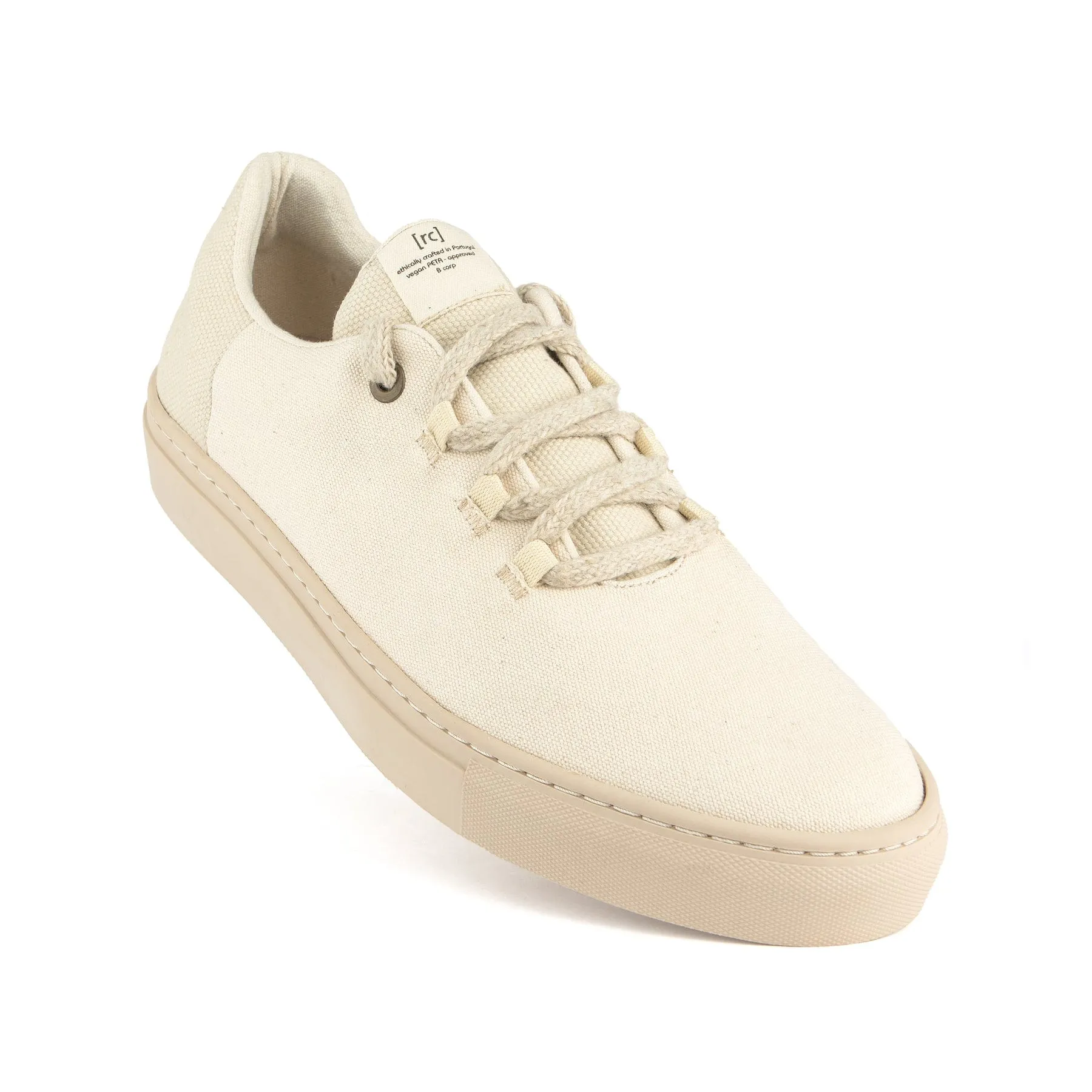 RC Recycled Cotton Vegan Sneakers | Beige