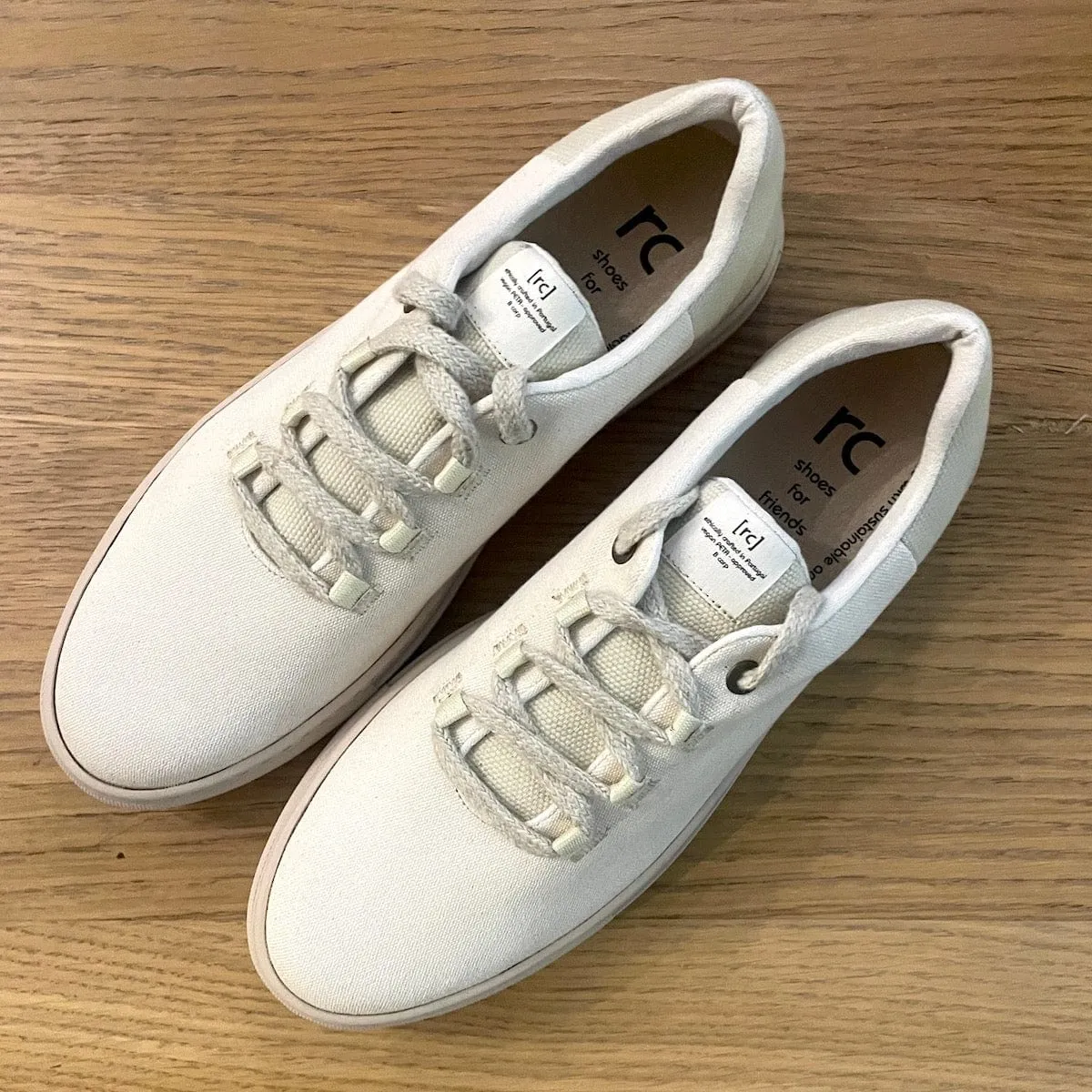 RC Recycled Cotton Vegan Sneakers | Beige