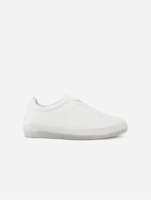 RC Recycled Vegan Leather Trainers | White