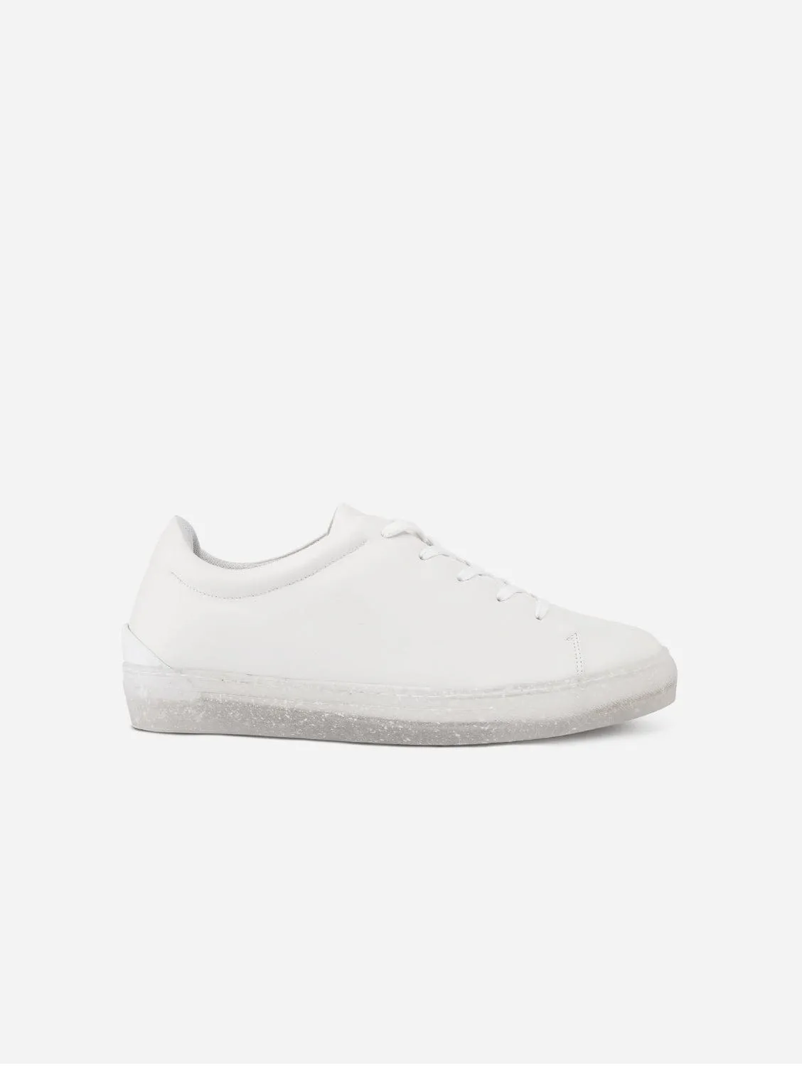 RC Recycled Vegan Leather Trainers | White