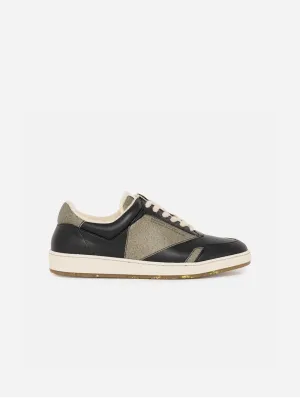 RC Retro Vegan Leather Tea Waste Sneakers | Black
