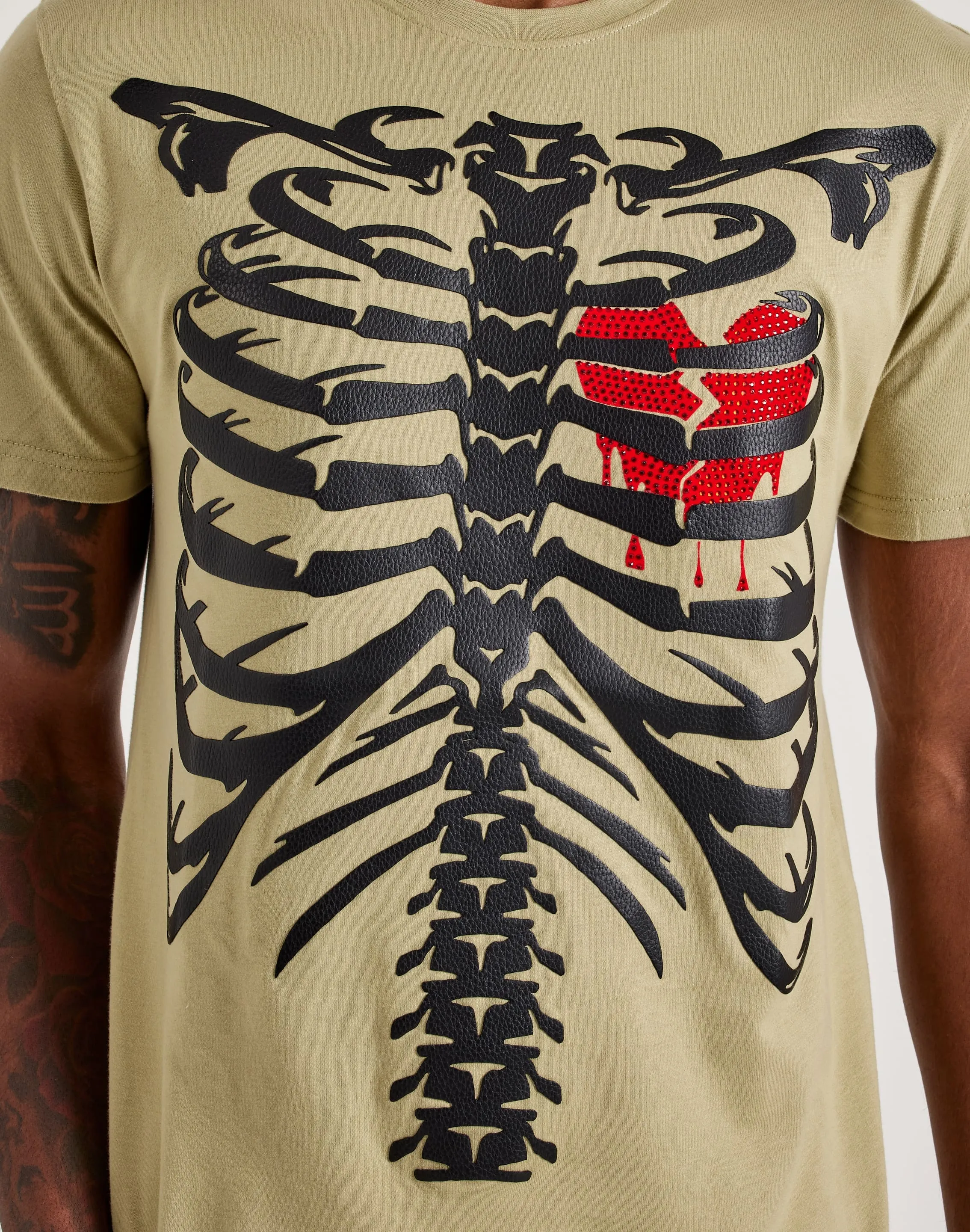 Roku Studio Skeleton Chest Tee