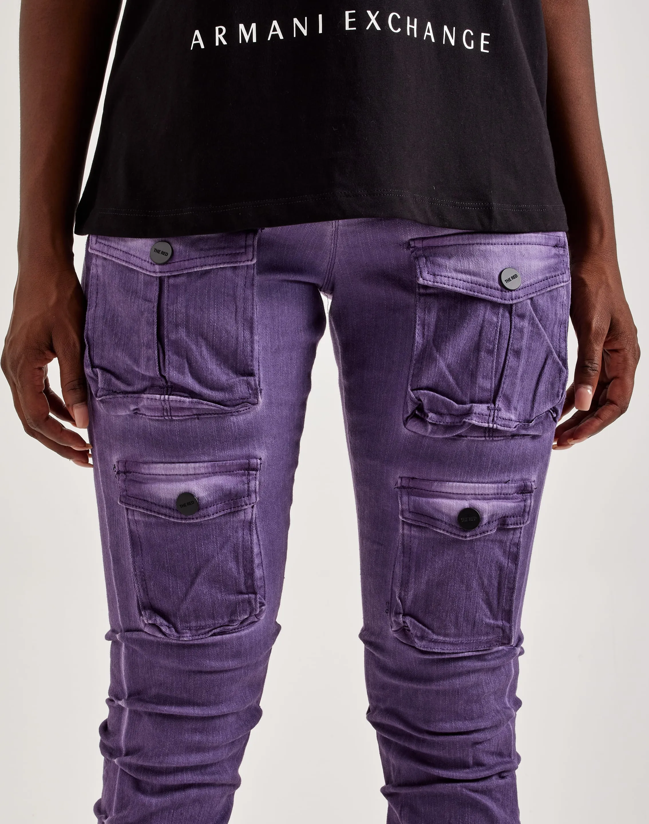 Smoke Rise High-Rise Stacked Cargo Pants