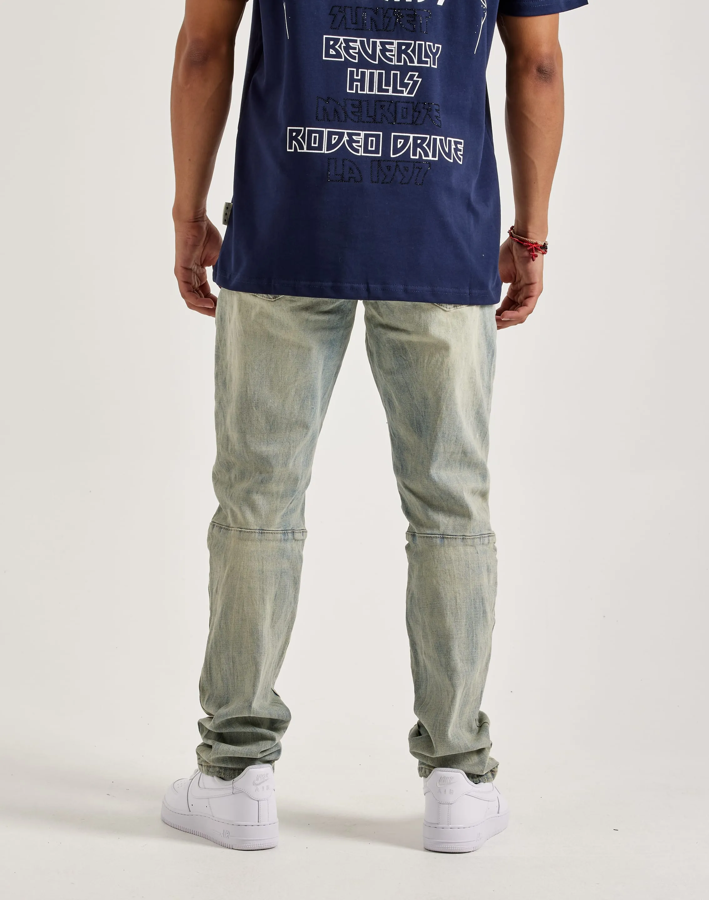 Smoke Rise Rip & Repair Slim Denim Jeans