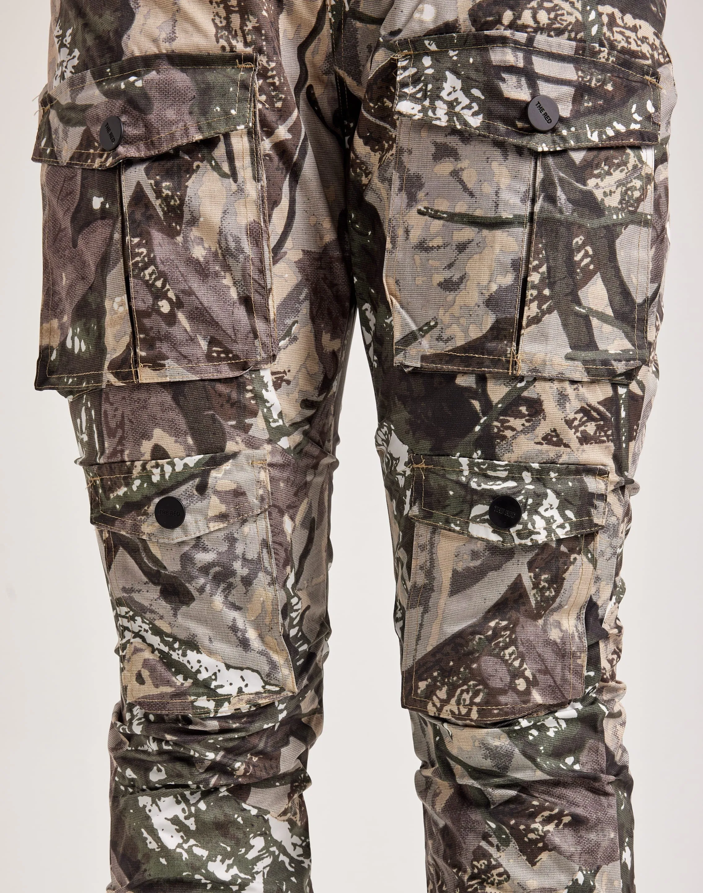 Smoke Rise Stacked Nylon Cargo Pants