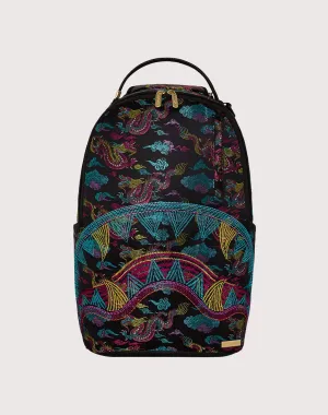 Sprayground Embroidered Dragons DLX Backpack