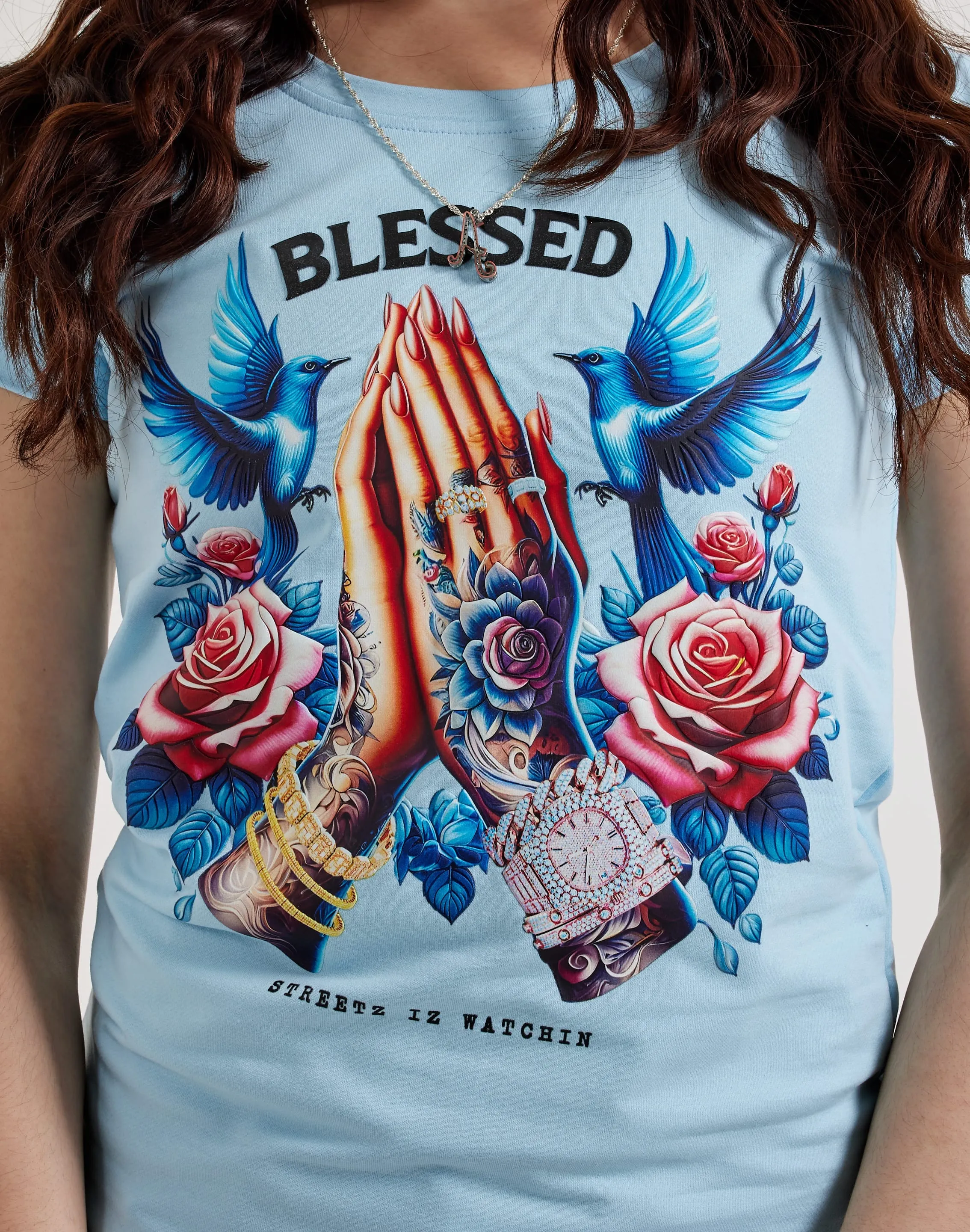 Streetz Iz Watchin Blessed Tee