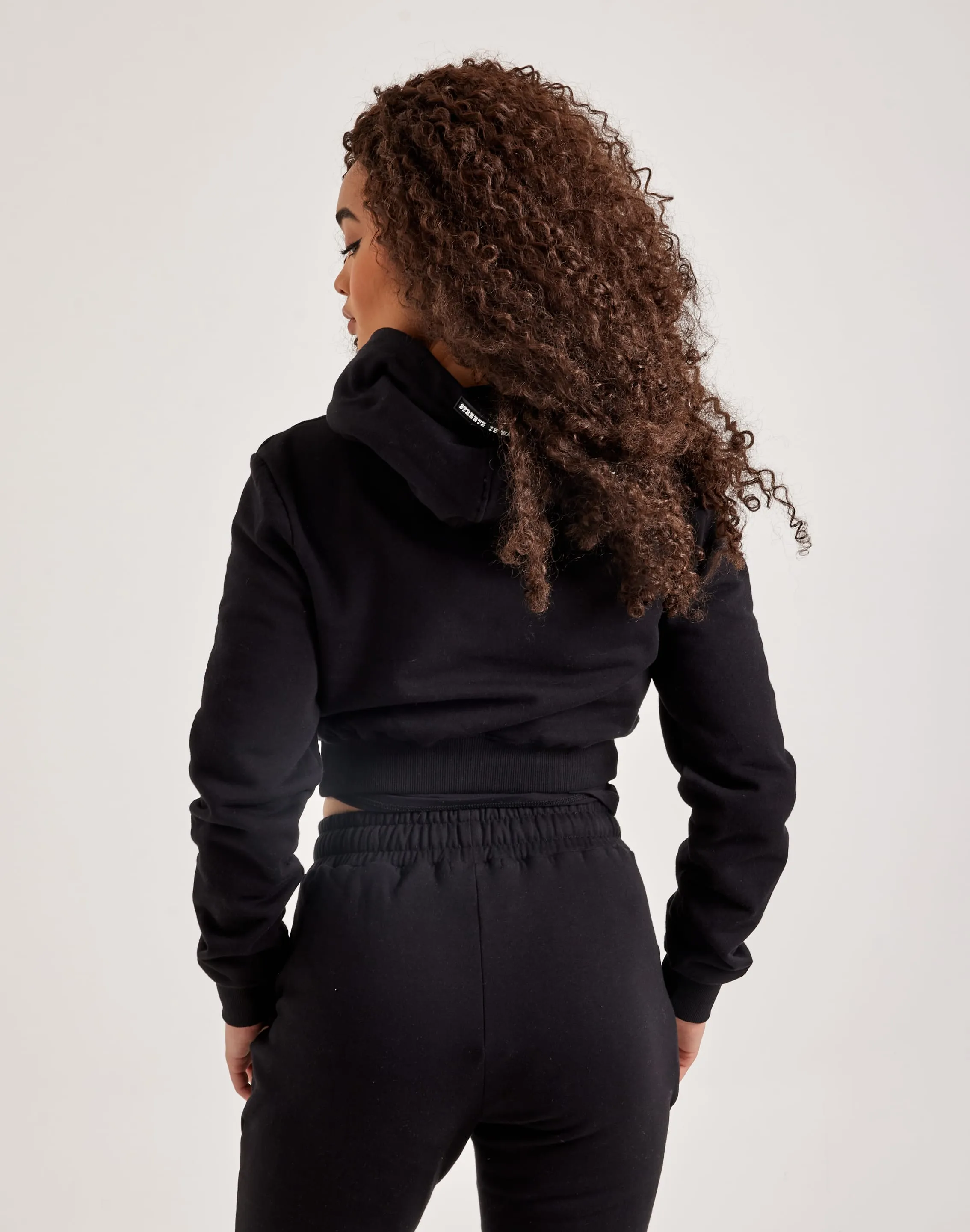 Streetz Iz Watchin Goat Cropped Pullover Hoodie