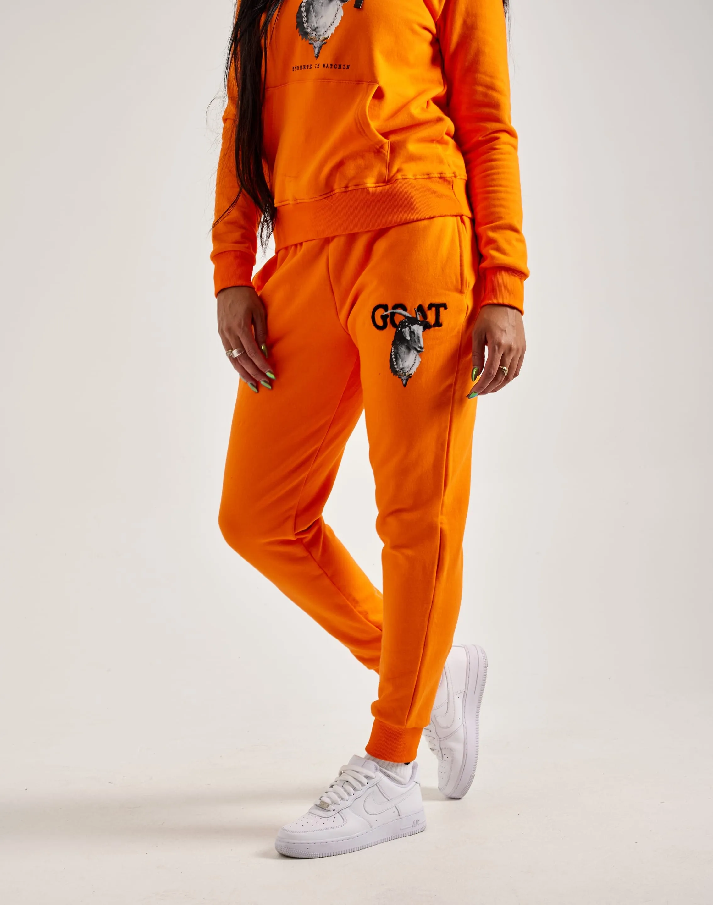Streetz Iz Watchin Goat Fleece Joggers